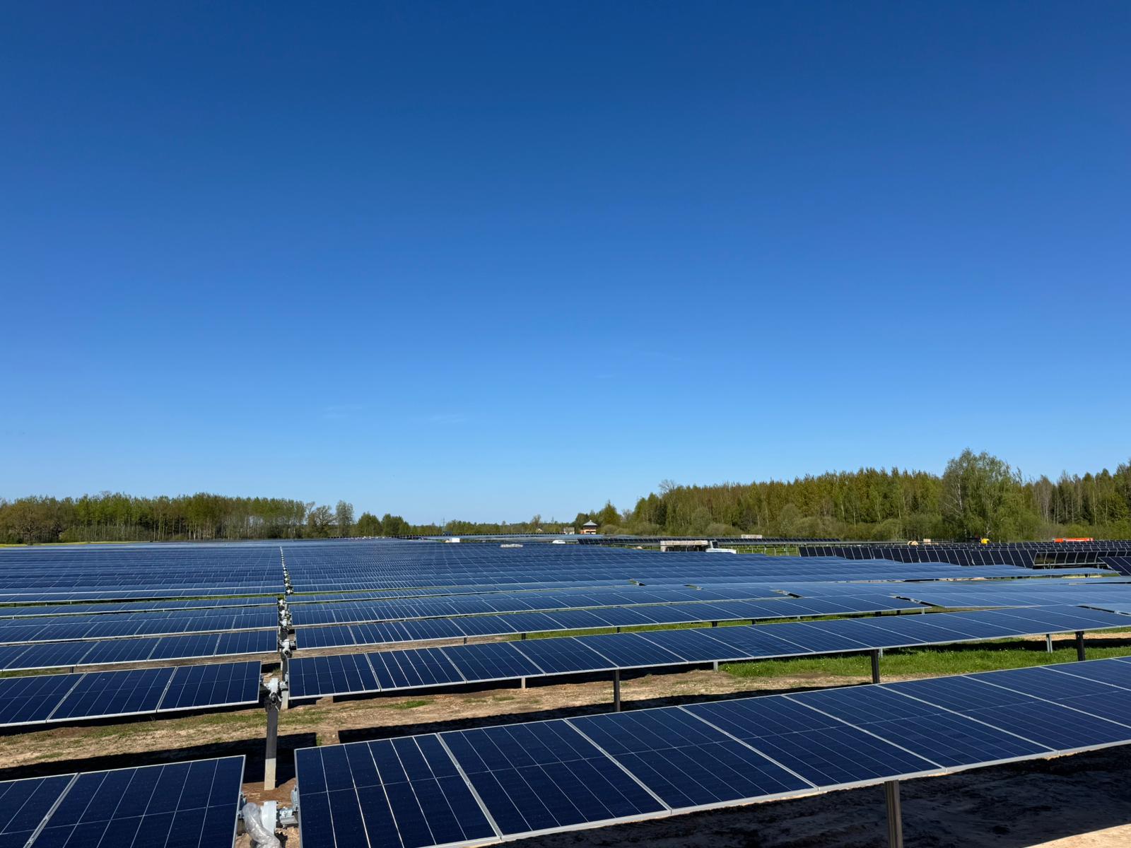 Lielvarde Solar Tracker Park Lätis